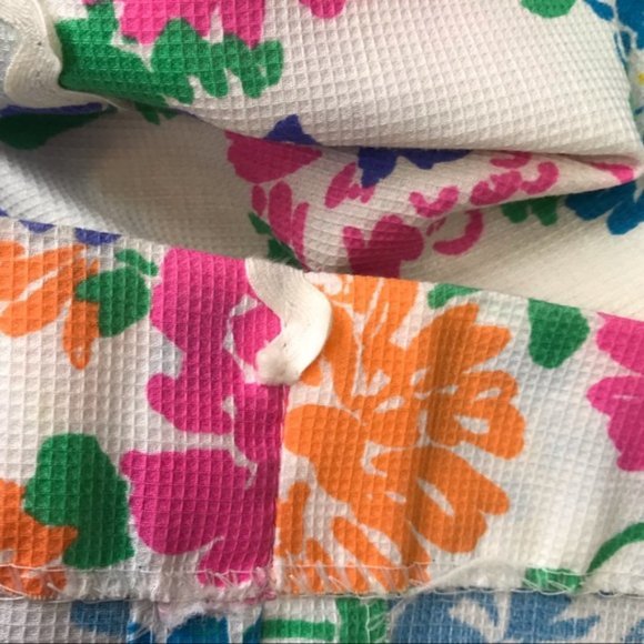 Vintage Chiha 1960’s Bright Floral Midi Dress - Picture 6 of 11